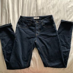 Ardene Dark Wash Cuffed Skinny Jeans